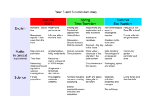 Year 5 and 6 Curriculum Map 2014-15