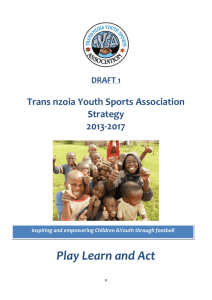 2.0 The New TYSA Strategy 2013-2017