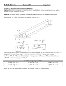 Tech Math 2 Lecture Notes, Section 20.1