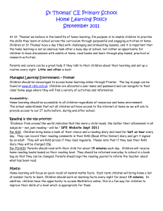 Home-learning policy 11-12