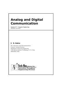 Analog and Digital Communication Semester IV – Computer