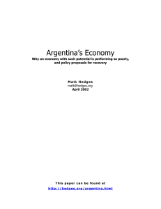 Argentina's Privatization Problems