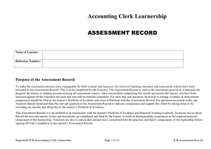 Accounting Clerk Learnership