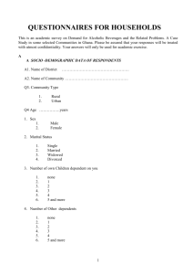 QUESTIONNAIRES FOR HOUSEHOLDSedited