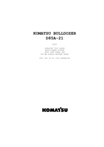 KOMATSU D85A