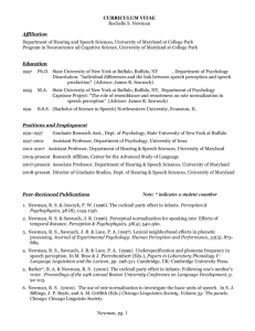 Curriculum Vitae - University of Maryland