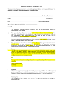 Sample Apprentice Contract 2015