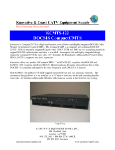 Knovative & Coast CATV Equipment Supply
