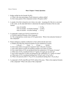 More Chapter 3 Study Questions