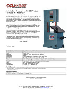 Here's “The Original” - Model EF1459 – The Bandsaw that Cuts