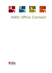 Adlib Office Connect manual (Word document)