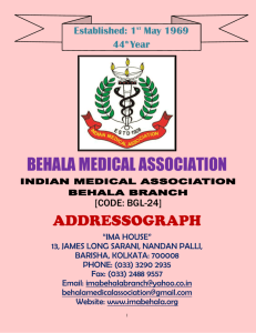 1 - Behala Medical Association