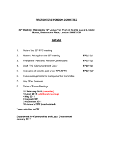 Agenda of the 39th FPC - Department for Communities and Local