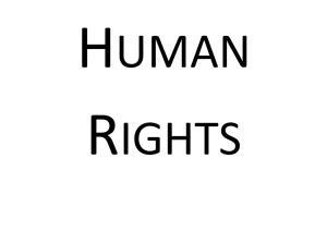 Human Rights Flash Cards