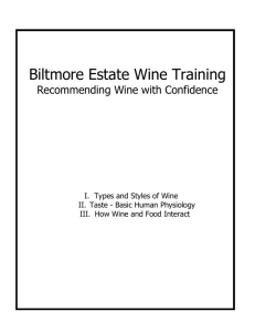 Wine Seminar - Biltmore Wine