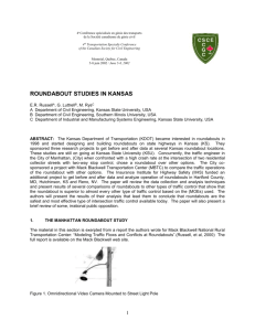 roundabout studies in kansas
