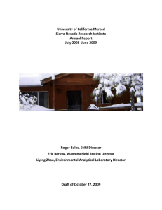 SNRI Annual Report 2006-2007 - School of Engineering