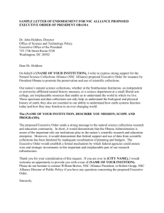 sample letter of endorsement for nsc alliance proposed executive