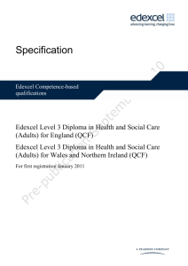 Level 3 Diploma in Health and Social Care