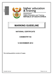 chemistry n4 memo nov 2012