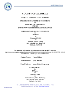 RFQ2009900555 - Alameda County Government