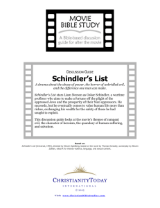 Schindlers List.