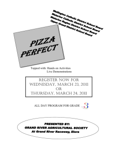 Pizza Perfect - Grand River Agricultural Society