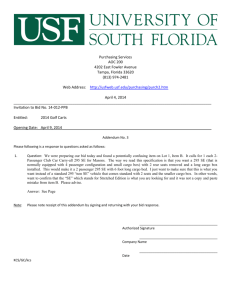 division of purchasing - University of South Florida