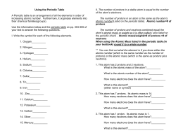 Worksheets Periodic Table Scavenger Hunt Worksheet periodic table scavenger hunt ptable 1page using the table