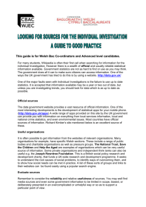Finding Sources for the Individual Investigation