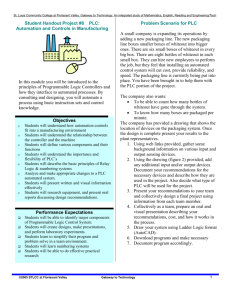 Student Handout: Project #3 Simple Machines