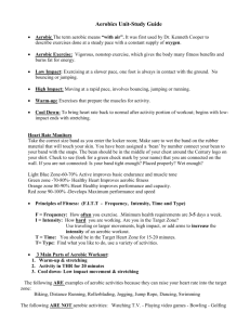 Physical Fitness Study Guide - Century Jr. High Physical Education