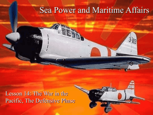 War in the Pacific - SUNY Maritime College