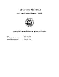 CCSF Banking & Payment Services RFP