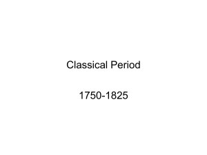 Classical Period - La Salle University