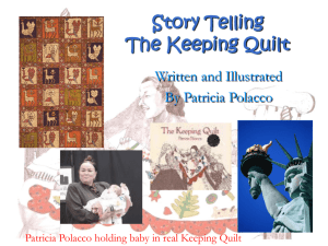 The Keeping Quilt - Open Court Resources.com