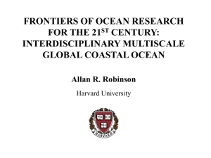 Allan Robinson, Lecture One - School for Marine Science and