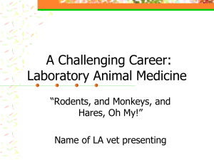 LAM Overview for Clinical - American College of Laboratory Animal