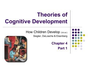 Siegler Chapter 4: Theories of Cognitive Development