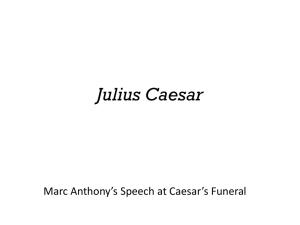 Julius Caesar - Parma City School District