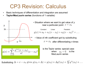 CP3 Revision Lecture 1