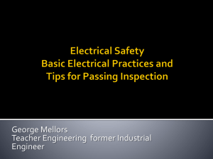 Electrical Safety Basic Electrical Practices and Tips for Passing