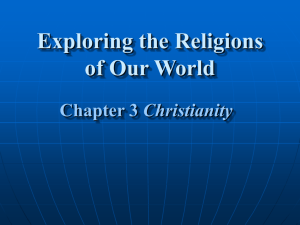 Exploring the Religions of Our World Chapter 3