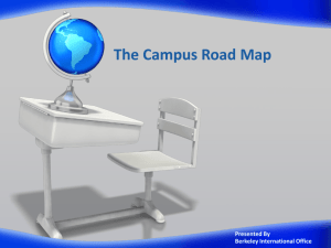 Campus Road Map for Freshman [ppt]