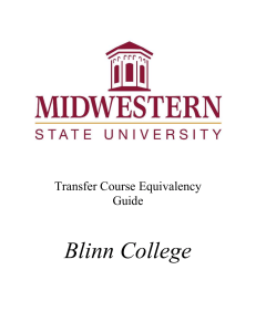 Blinn College - Midwestern State University