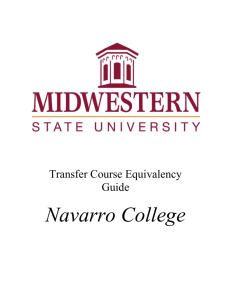 Navarro College - Midwestern State University