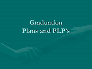Graduation Plans and PLP's - INSIDE CFISD.NET Home Page