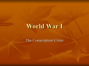 5 Conscription Crisis