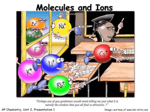 Molecules & Ions