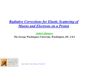 Radiative corrections for elastic charge lepton scattering